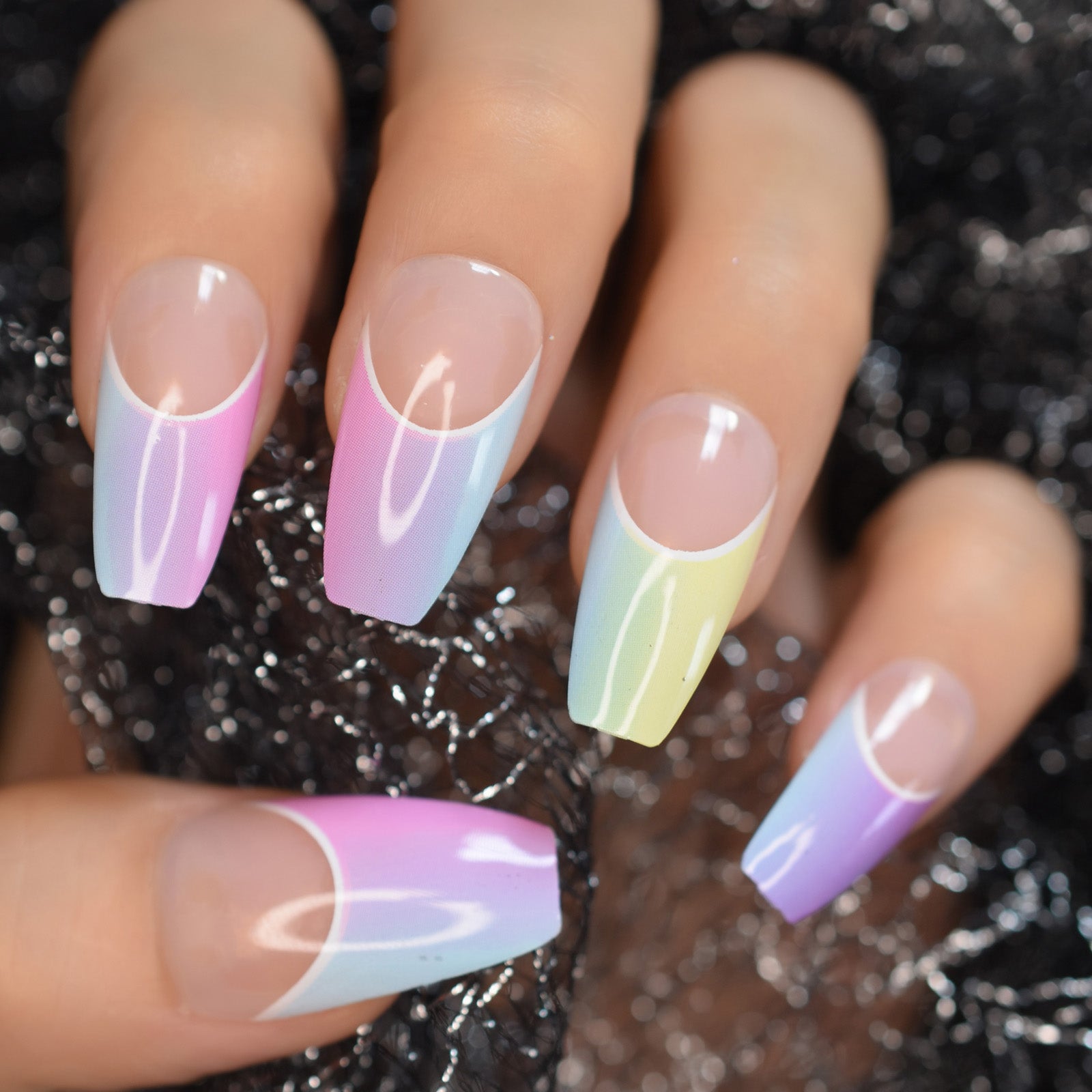 24pcs-Coffin-Press-On-Nails-Medium-Glossy-Rainbow-Color-Ballerina-Fake-Nails-Set-Clear-Nude-False.jpg